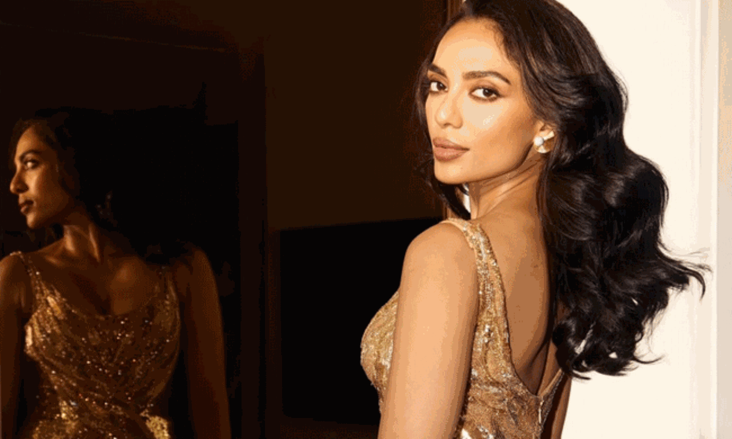 Sobhita Dhulipala Golden Peacock Look
